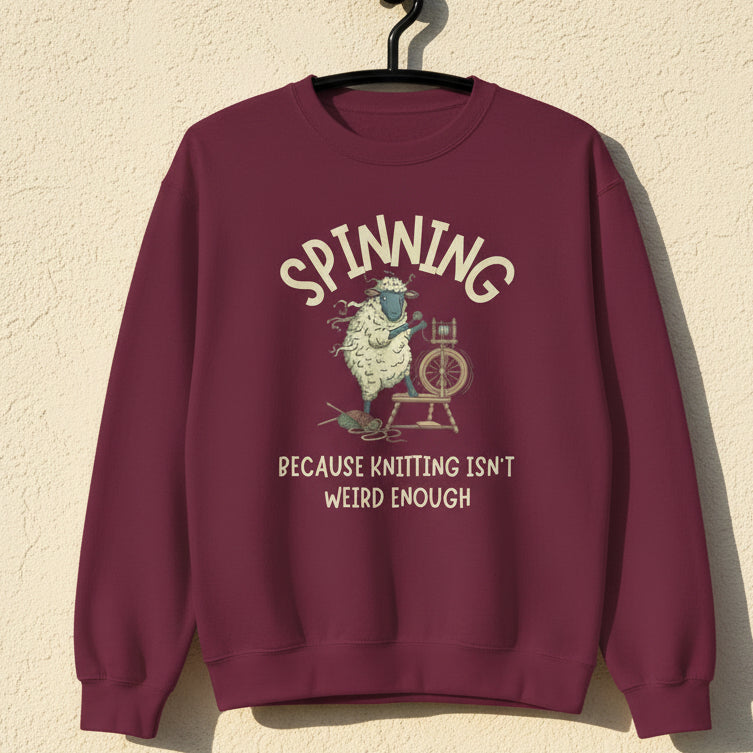 Spinning Sweatshirt Maroon / S
