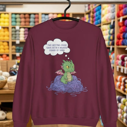 This Meeting Sweatshirt Maroon / S