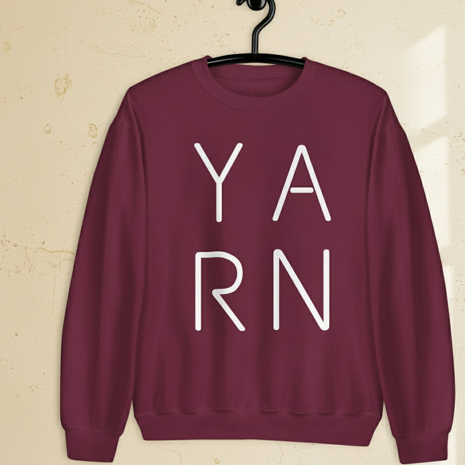 Y.A.R.N Sweatshirt Maroon / S