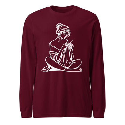 Breathe Long Sleeve Tee Maroon / XS