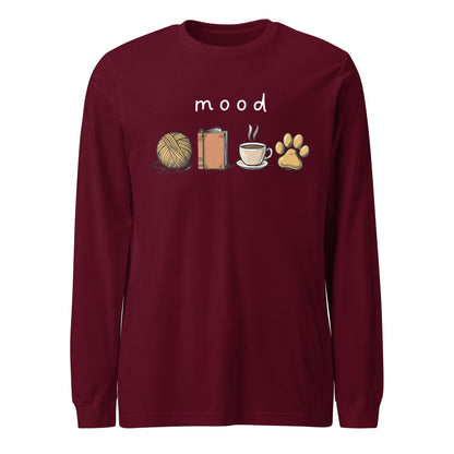 Mood Long Sleeve Tee Maroon / XS