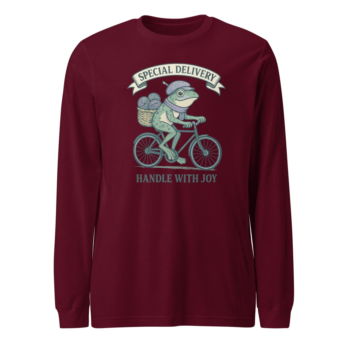 Special Delivery Long Sleeve Tee Maroon / XS