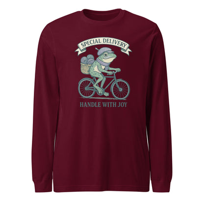 Special Delivery Long Sleeve Tee Maroon / XS