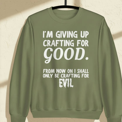 Crafting for Good Sweatshirt Military Green / S