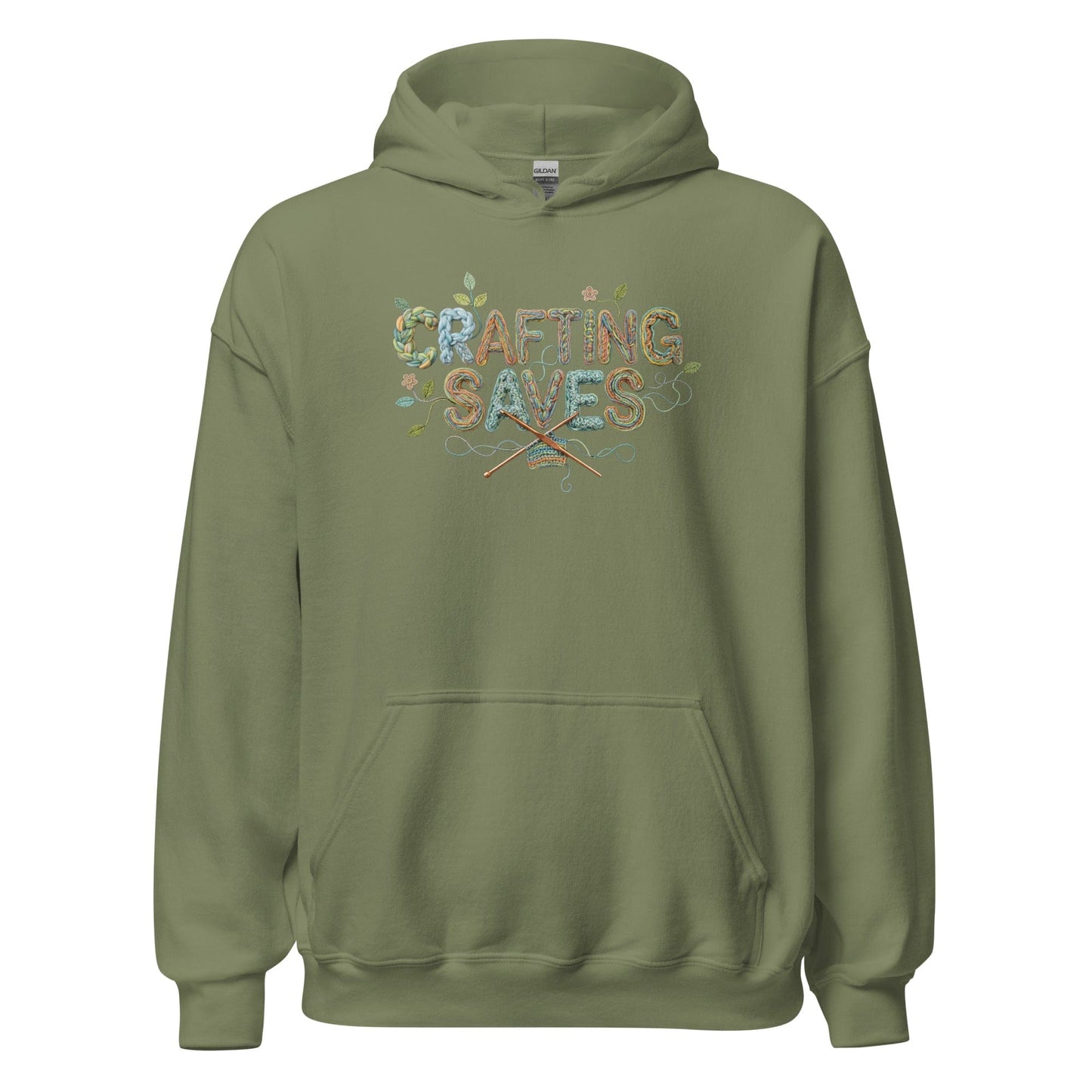 Crafting Saves Hoodie Military Green / S