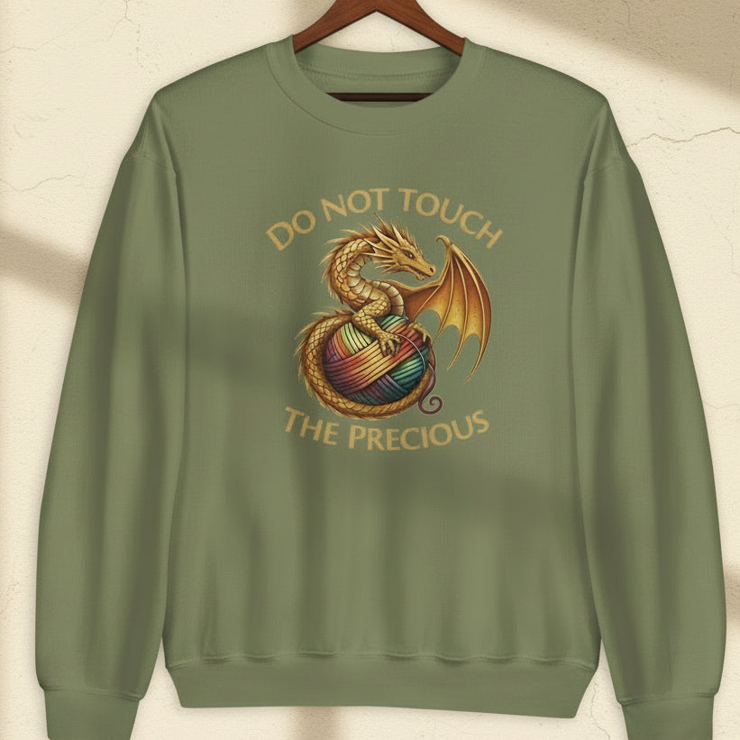 Do Not Touch Sweatshirt Military Green / S