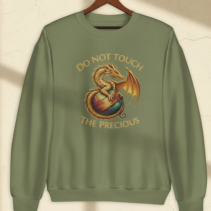 Do Not Touch Sweatshirt Military Green / S