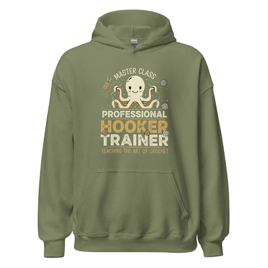 Hooker Trainer Hoodie Military Green / S