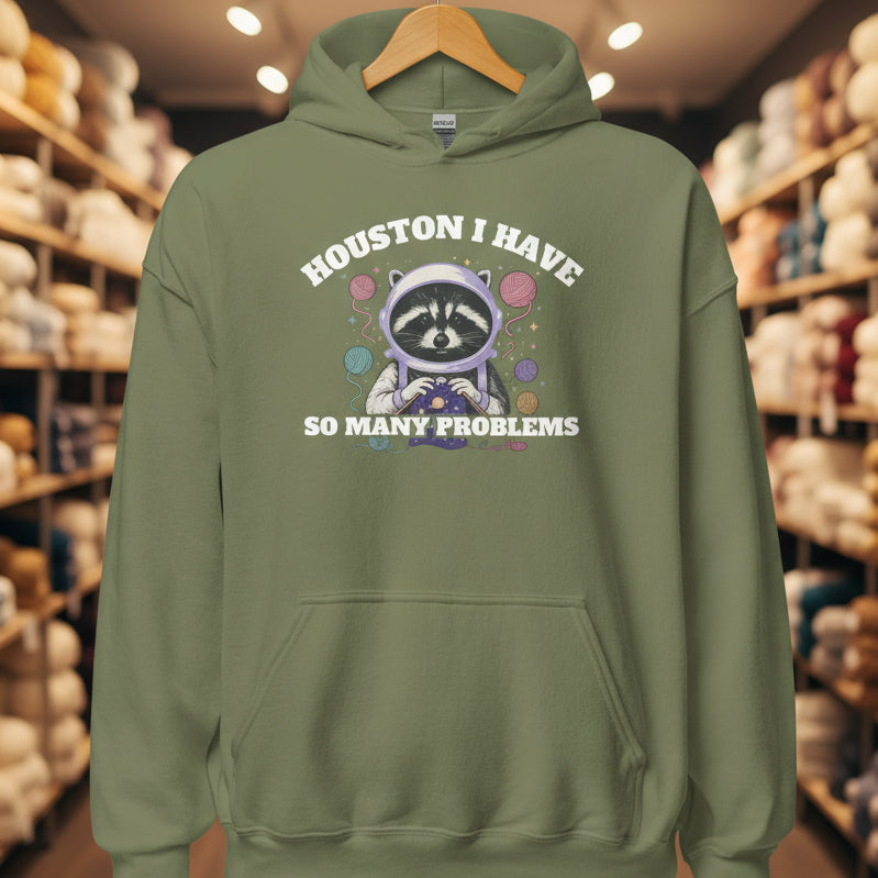 Houston Hoodie Military Green / S