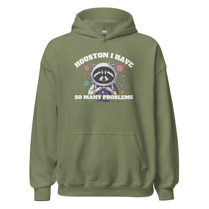 Houston Hoodie Military Green / S