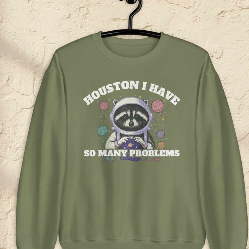 Houston Sweatshirt Military Green / S