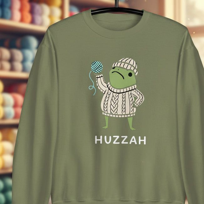 Huzzah Sweatshirt Military Green / S