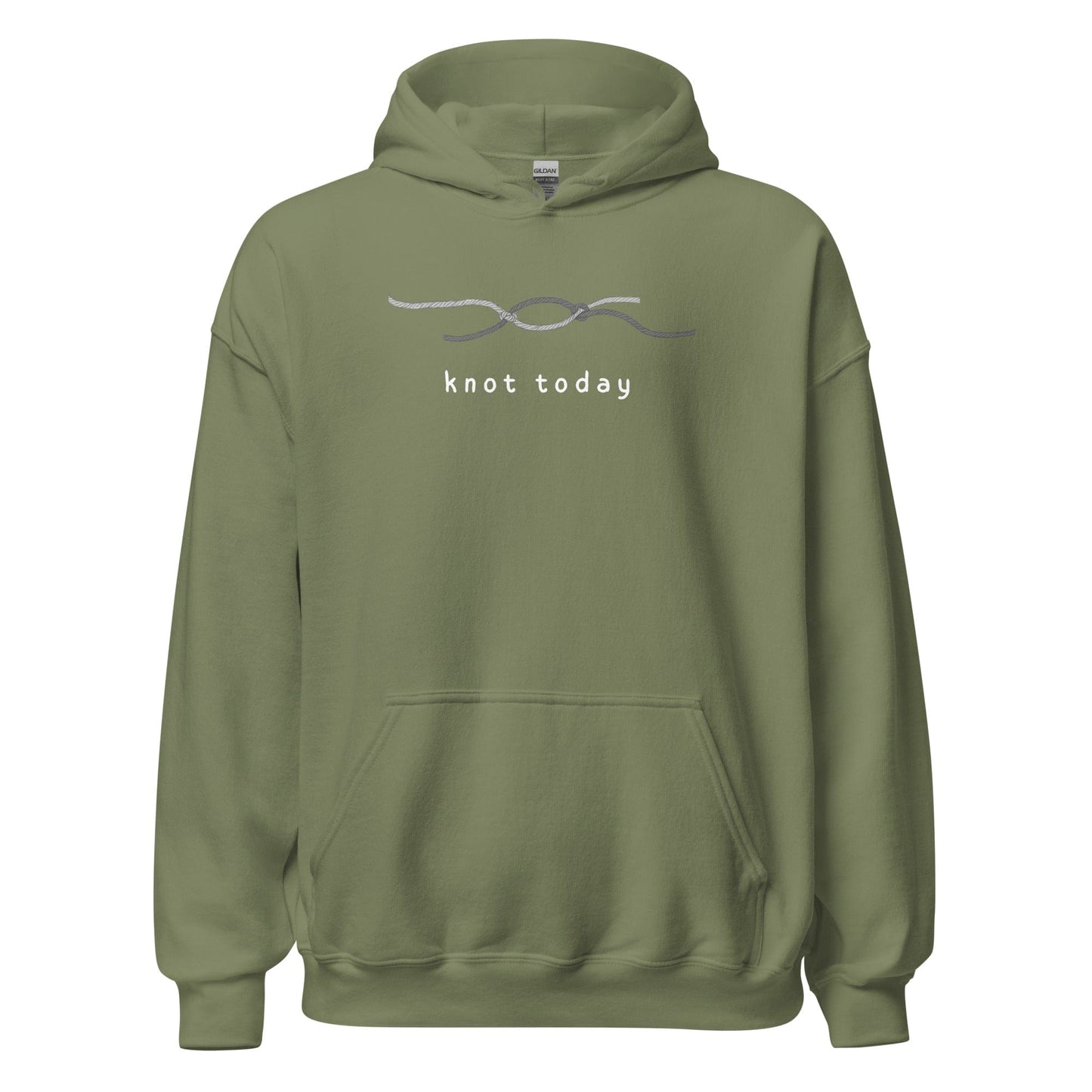Knot Today Hoodie Military Green / S
