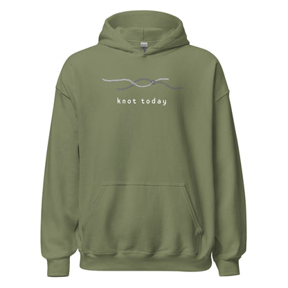 Knot Today Hoodie Military Green / S