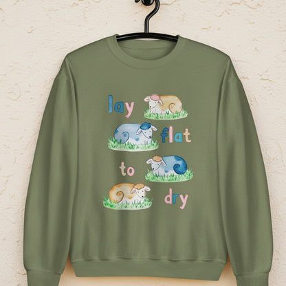 Lay Flat to Dry Group Sweatshirt Military Green / S