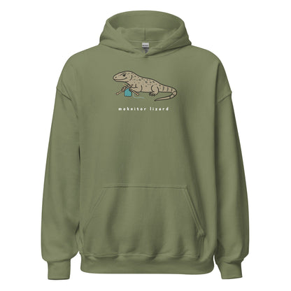 Moknitor Lizard Hoodie Military Green / S