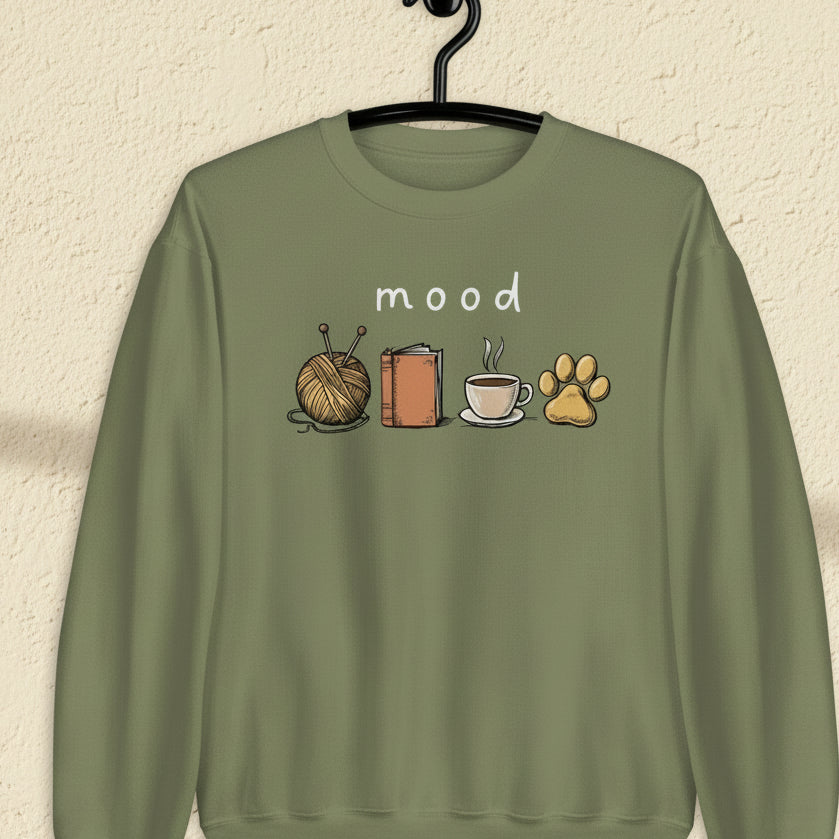 Mood Sweatshirt Military Green / S