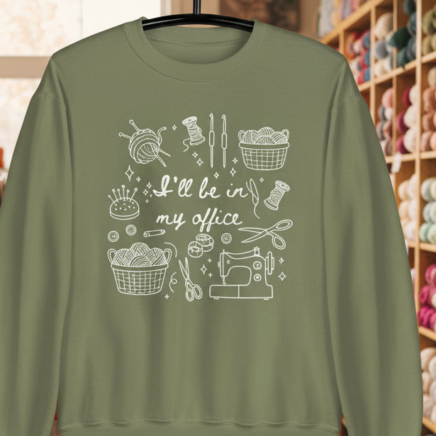 My Office Sweatshirt Military Green / S