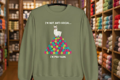 Pro Yarn Sweatshirt Military Green / S