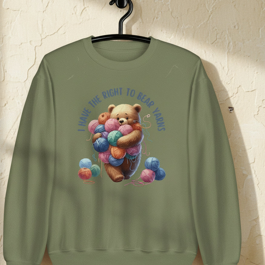 Right to Bear Yarns Sweatshirt Military Green / S
