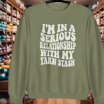 Serious Relationship Sweatshirt Military Green / S