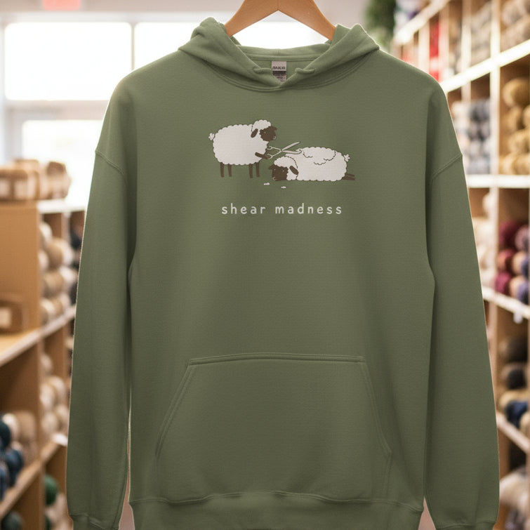 Shear Madness Hoodie Military Green / S