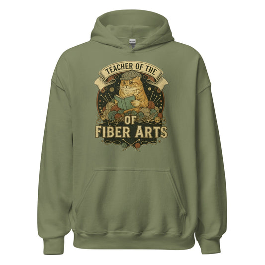 Teacher of the Fiber Arts Hoodie Military Green / S