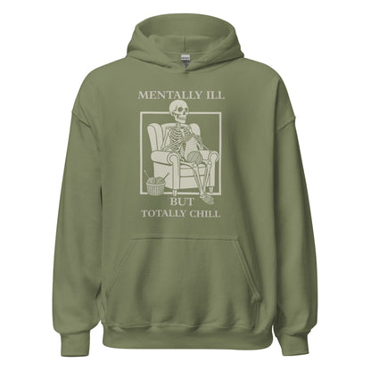 Totally Chill Hoodie Military Green / S