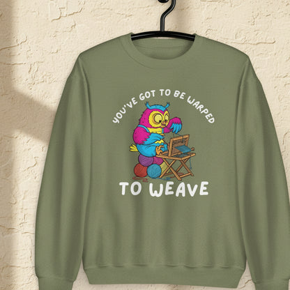 Warped to Weave Sweatshirt Military Green / S