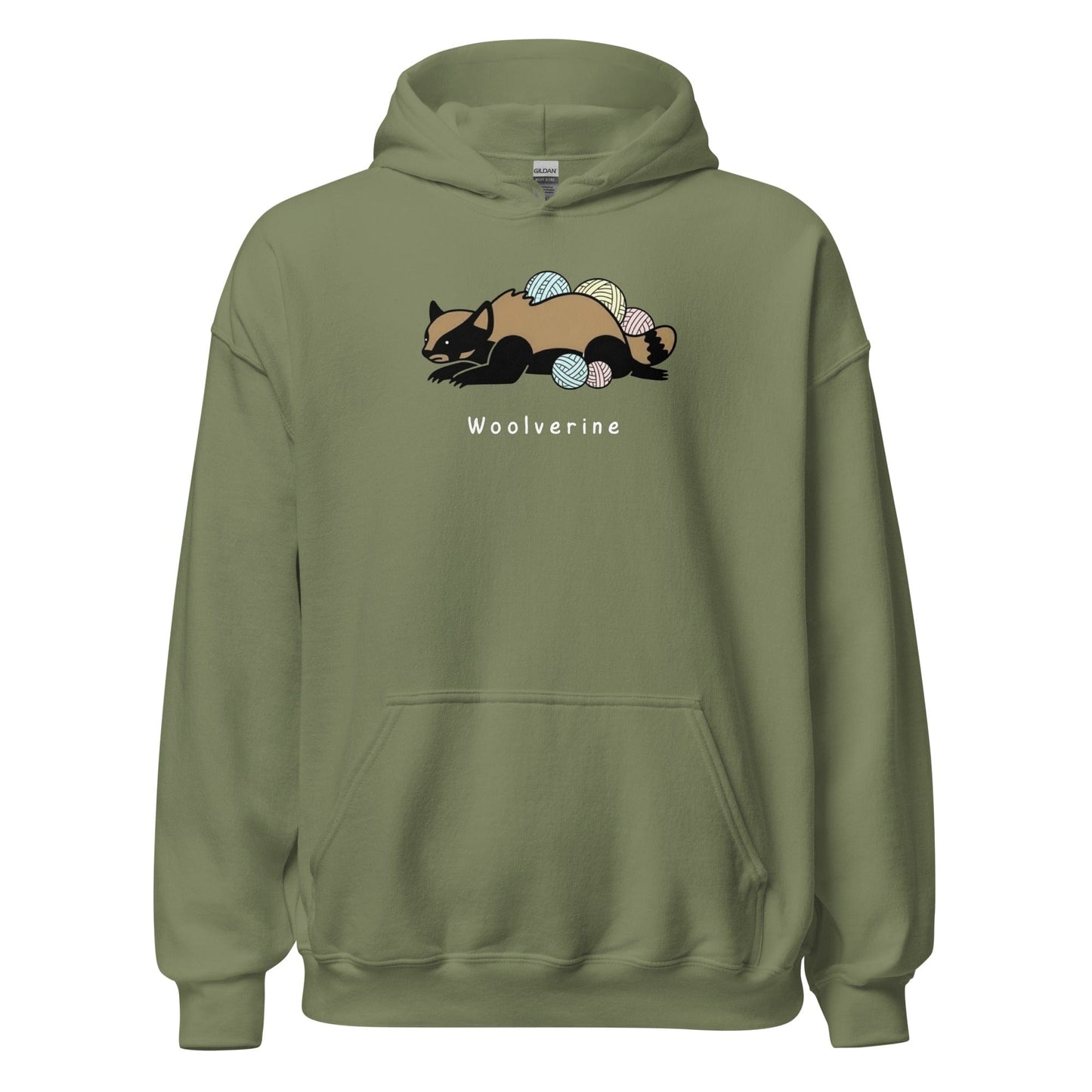 Woolverine Hoodie Military Green / S