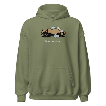 Woolverine Hoodie Military Green / S