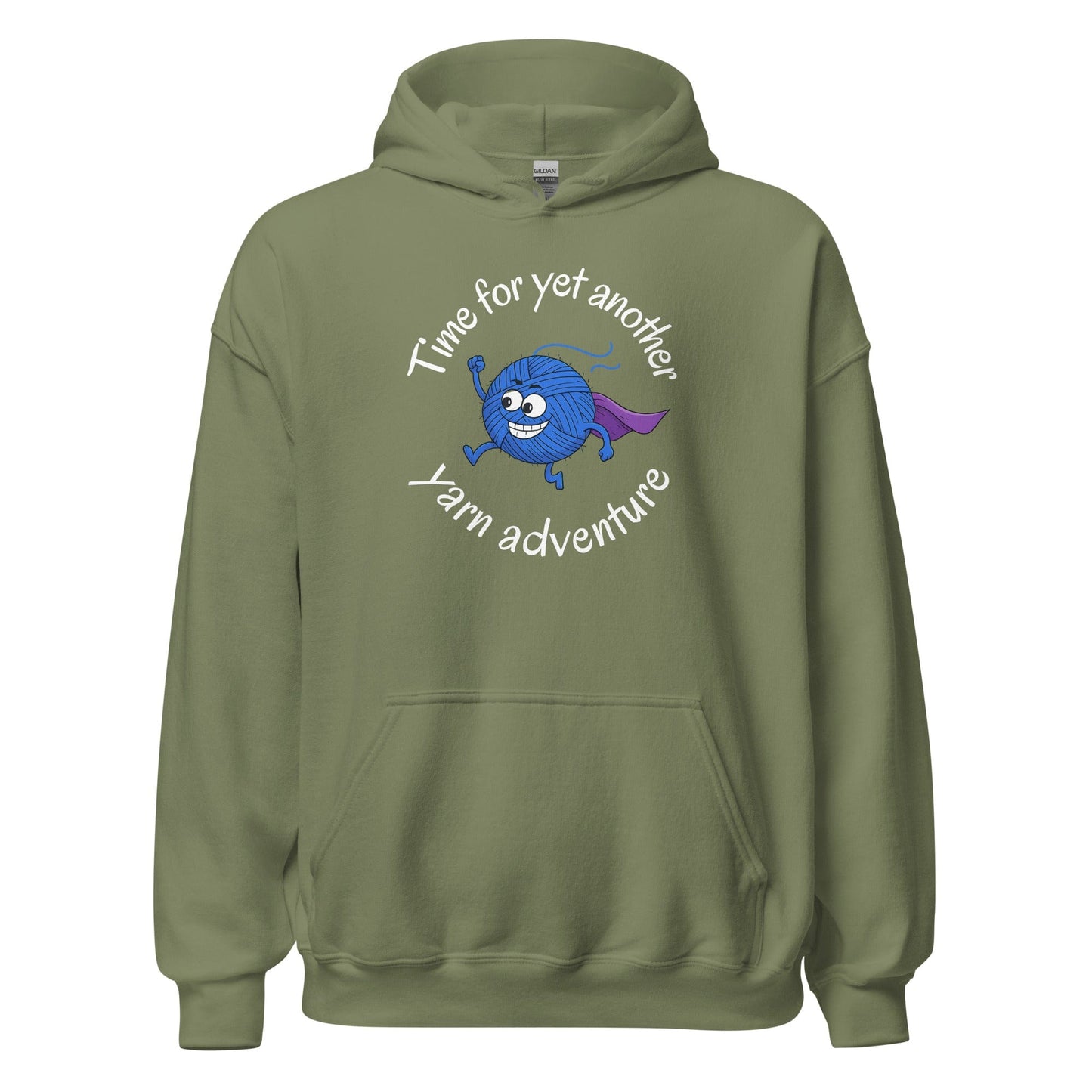 Yarn Adventure Hoodie Military Green / S