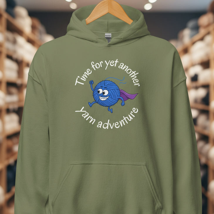 Yarn Adventure Hoodie Military Green / S