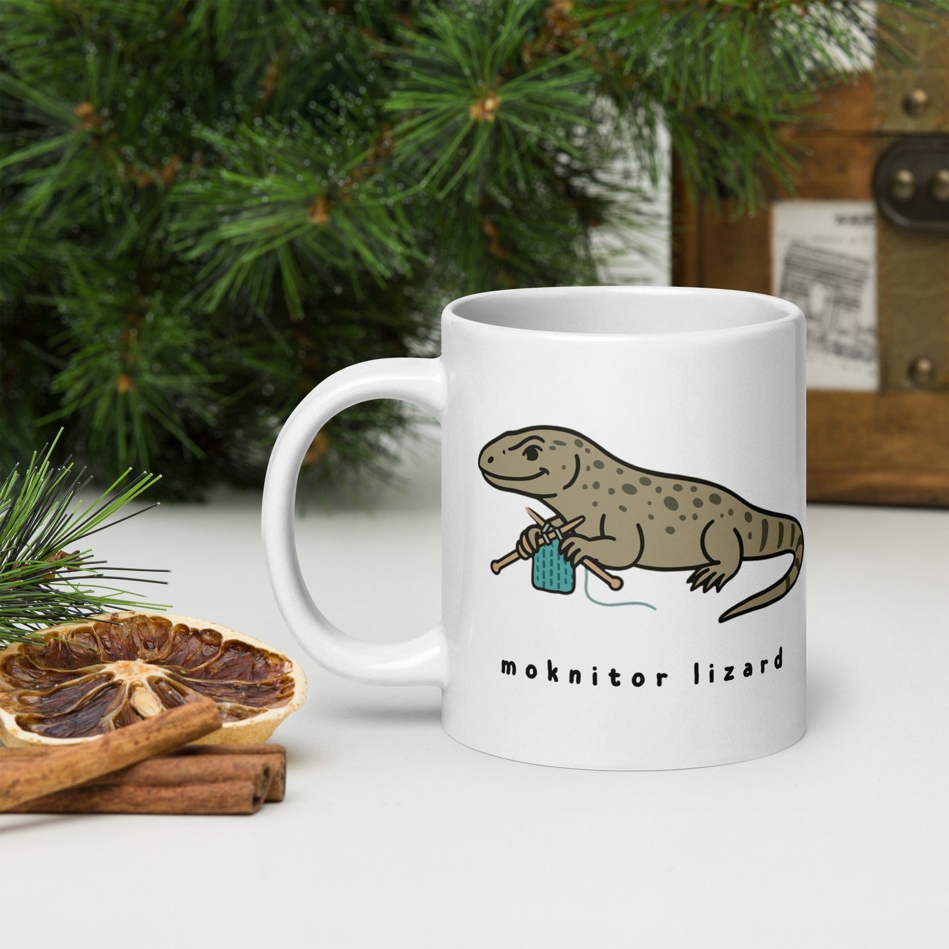 Moknitor Lizard Mug