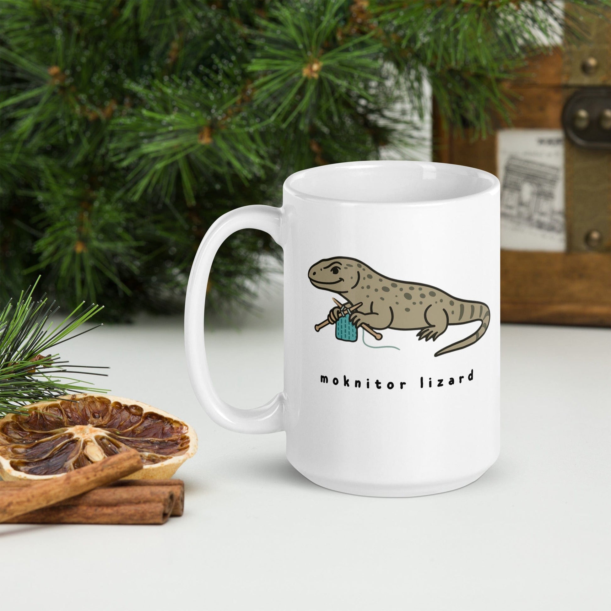 Moknitor Lizard Mug