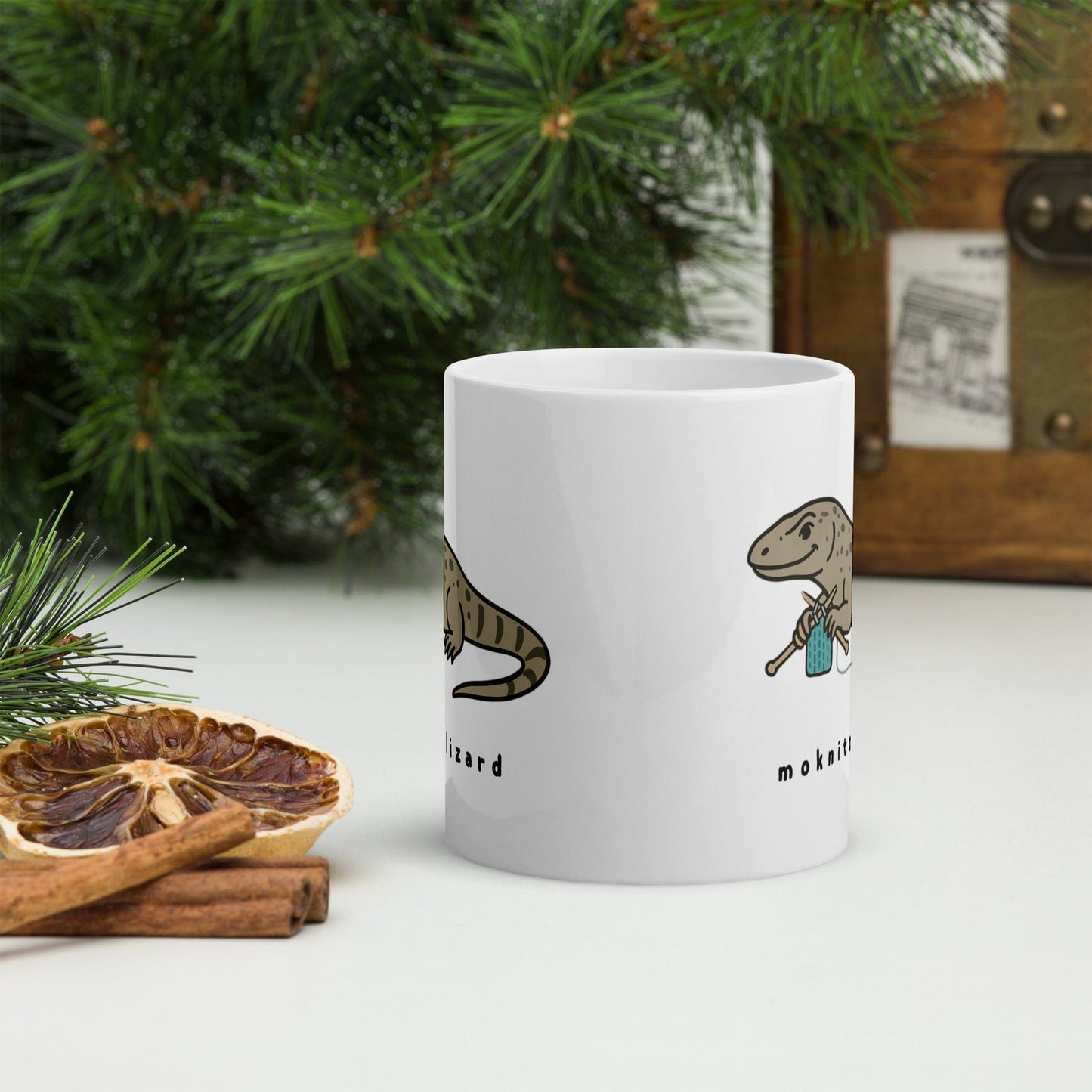 Moknitor Lizard Mug