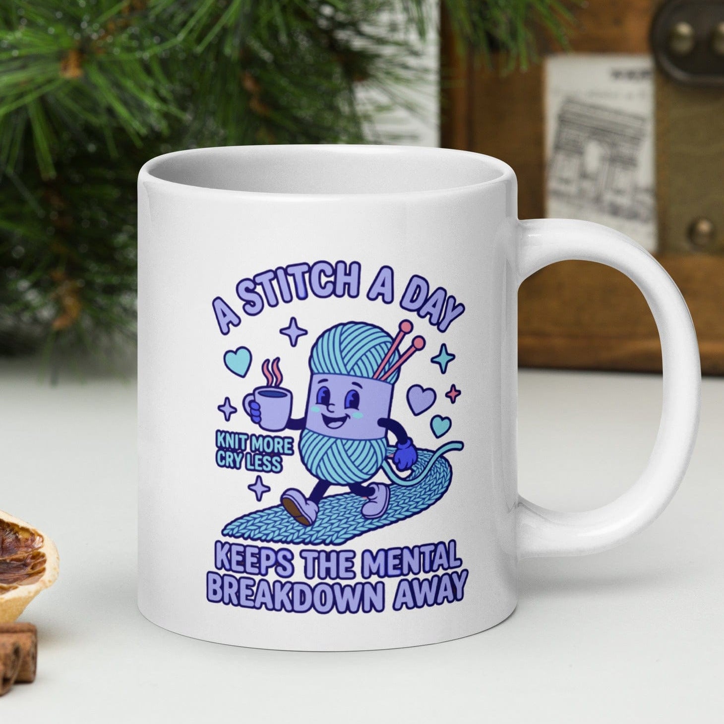 A Stitch A Day Mug 11 oz