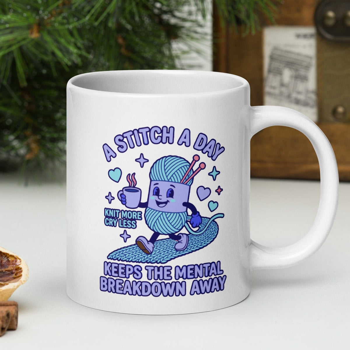 A Stitch A Day Mug 11 oz
