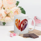 Crochet Heart Sunset Mug 11 oz