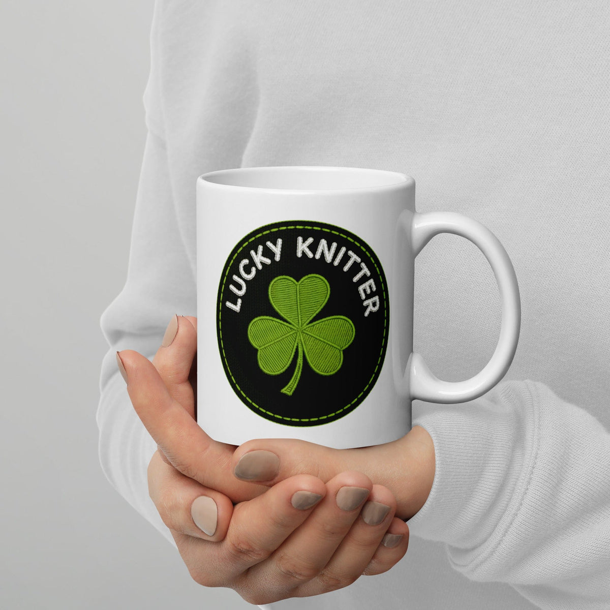 Lucky Knitter Mug 11 oz