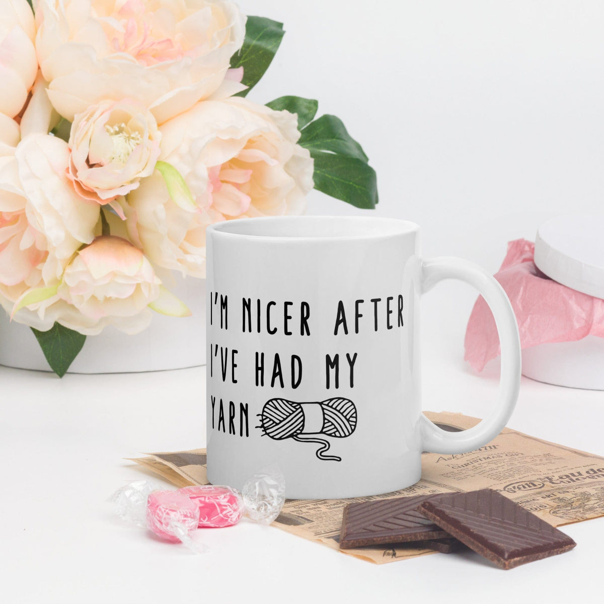 Nicer After Yarn Mug 11 oz