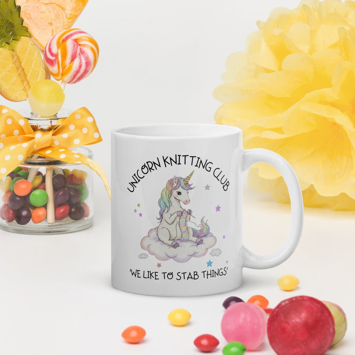 Unicorn Knitting Club Mug 11 oz