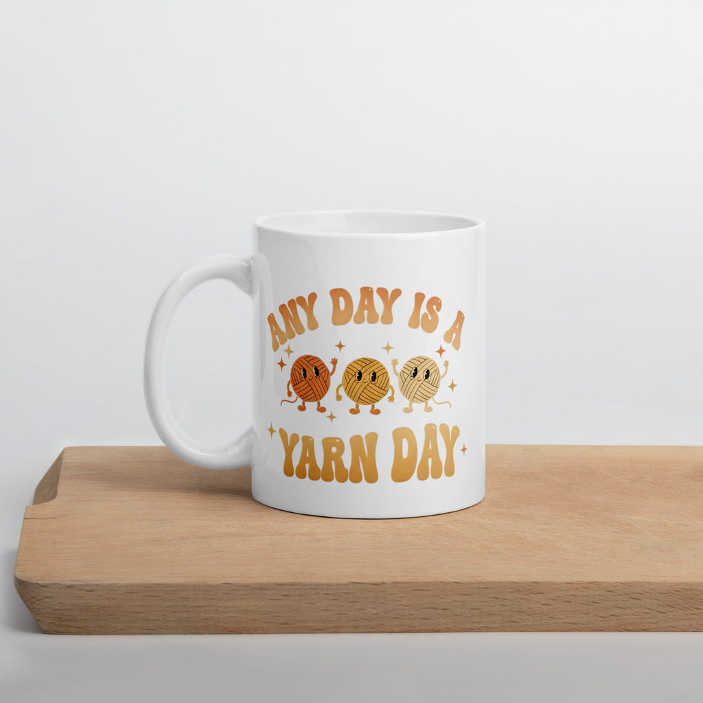 Yarn Day Mug 11 oz