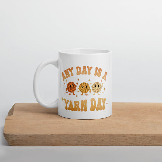 Yarn Day Mug 11 oz