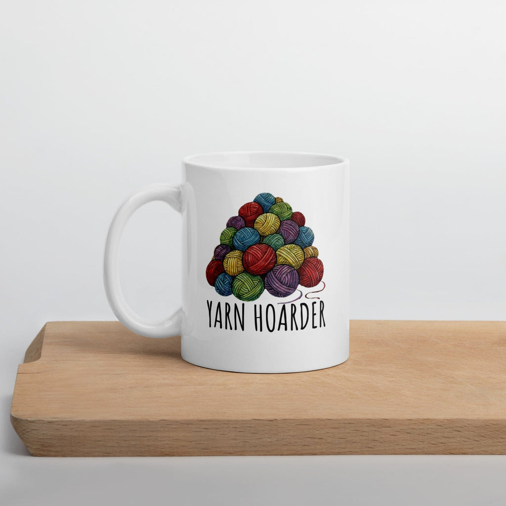 Yarn Hoarder Pile Mug 11 oz