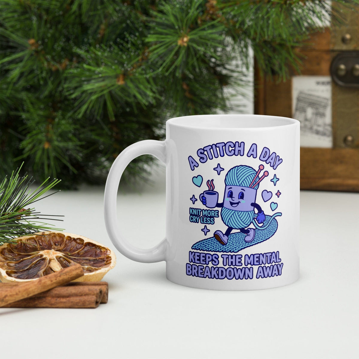 A Stitch A Day Mug 15 oz