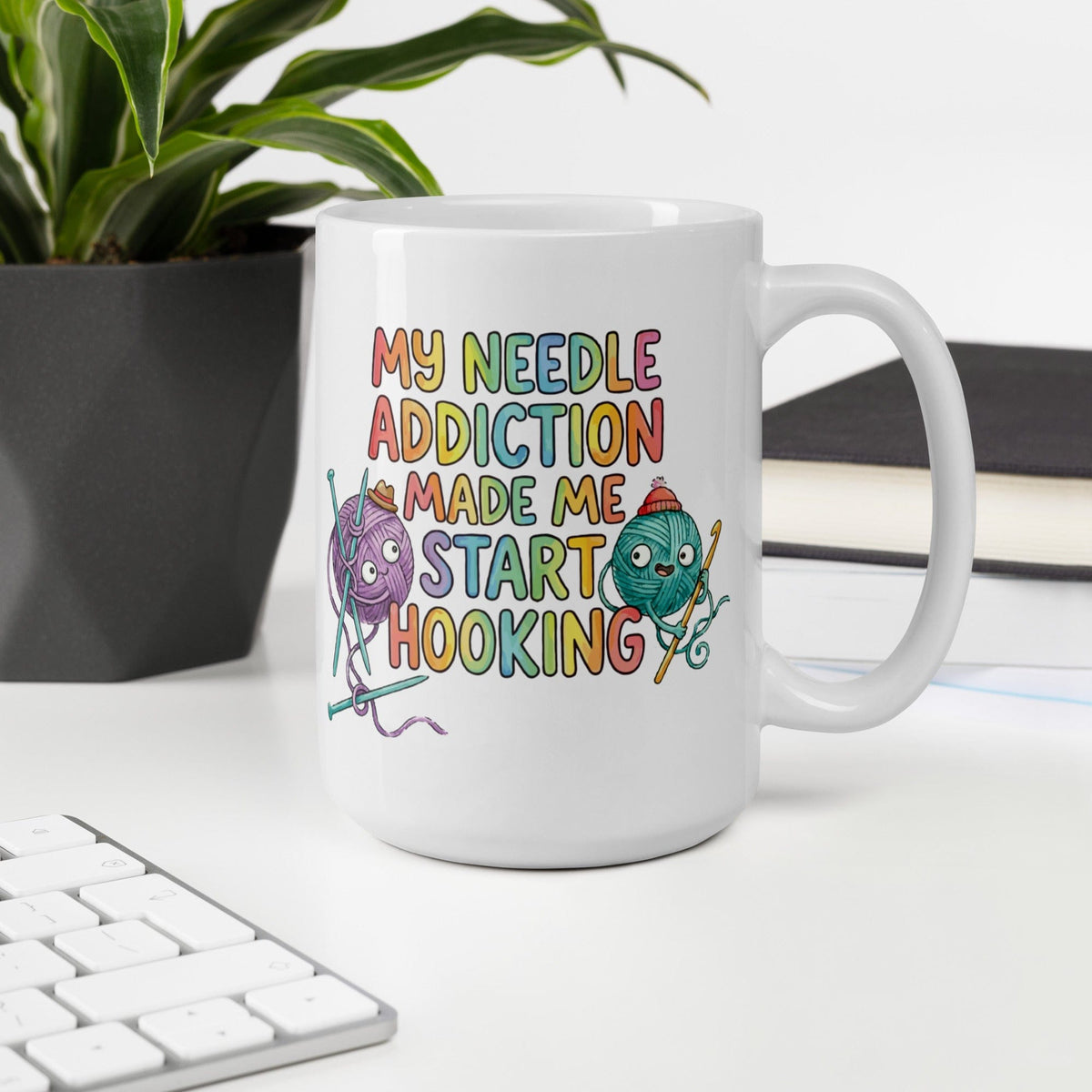 My Needle Addiction Mug 15 oz