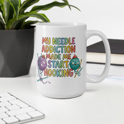 My Needle Addiction Mug 15 oz