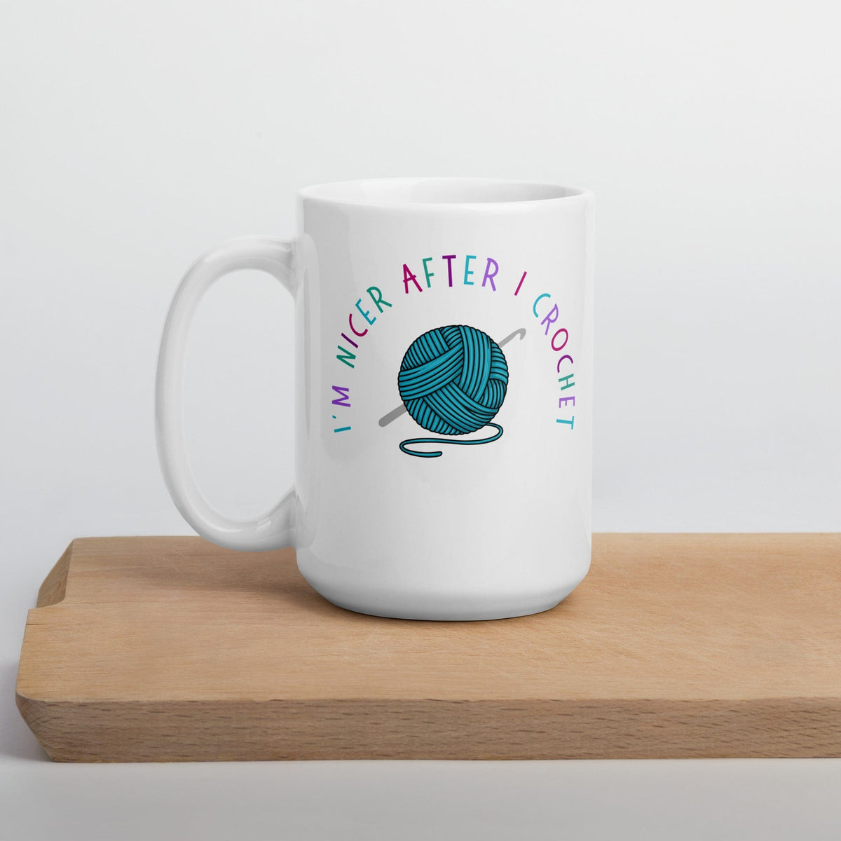 Nicer After Crochet Mug 15 oz