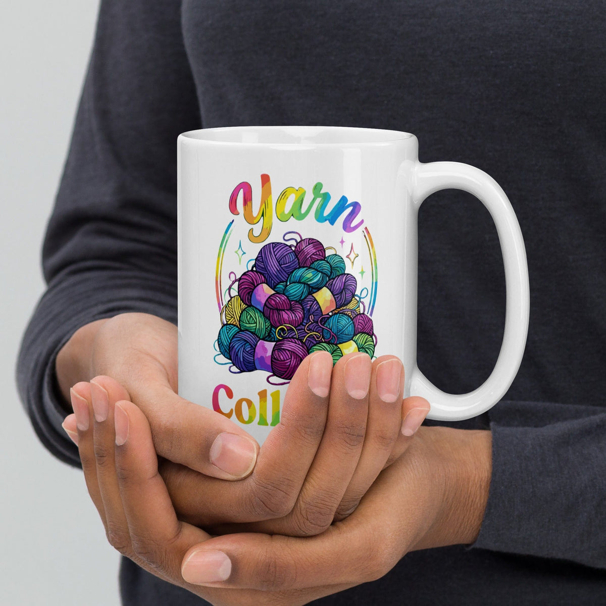 Yarn Collector - Rainbow Mug 15 oz
